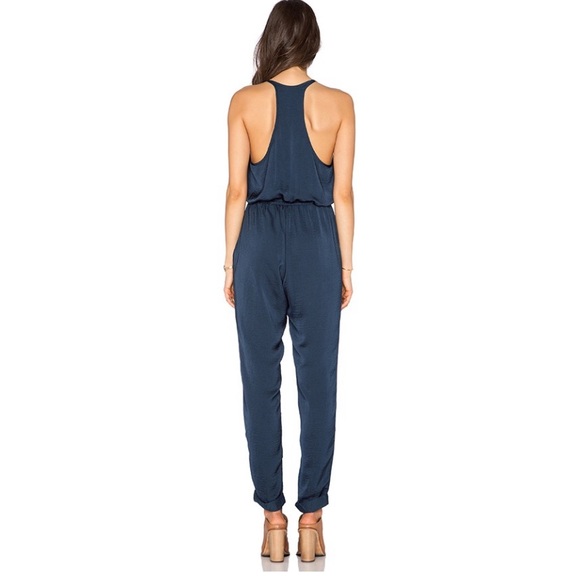 Silky Racerback Jumpsuit - Picture 3 of 7